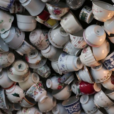 A collection of tea cups