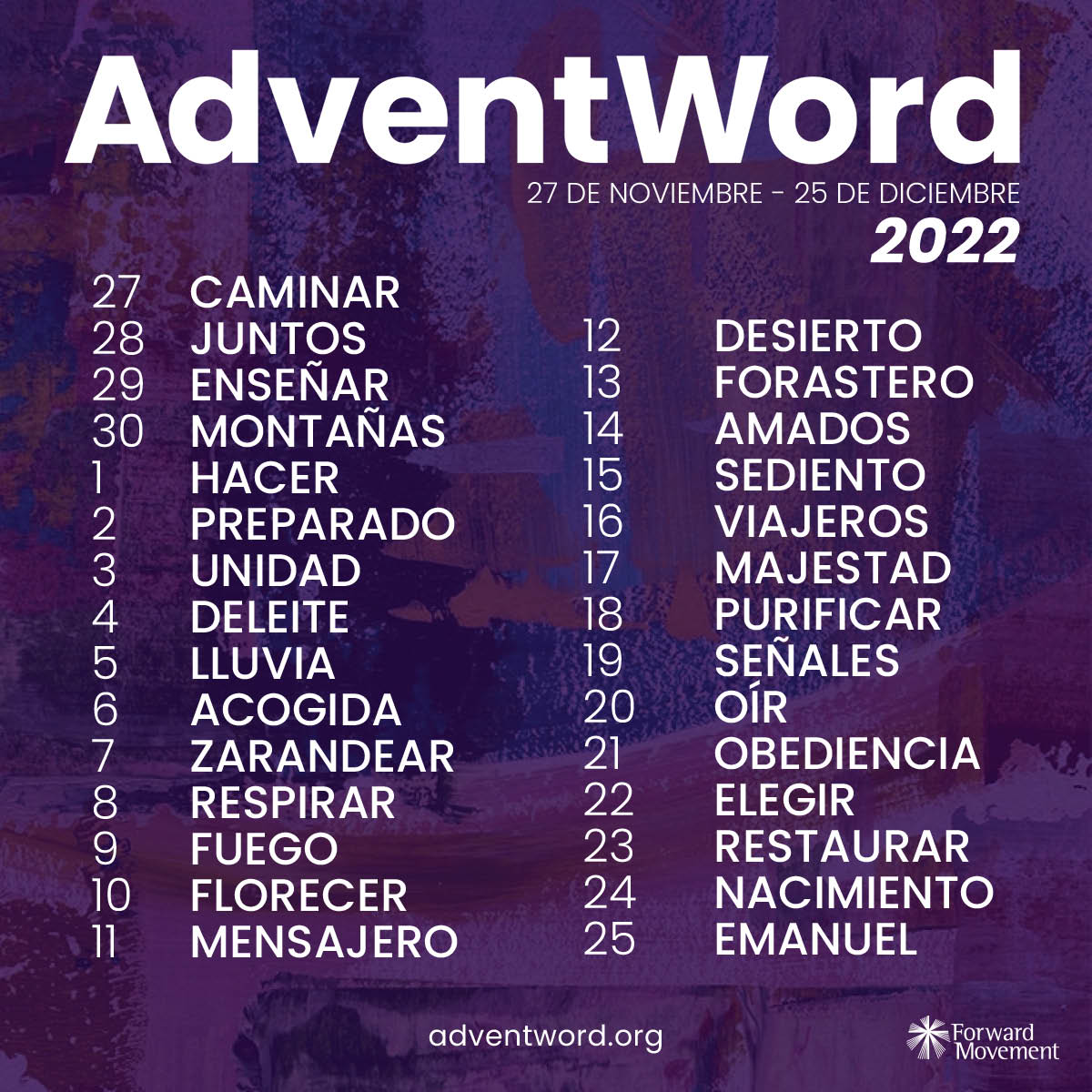 AdventWord 2022 Español